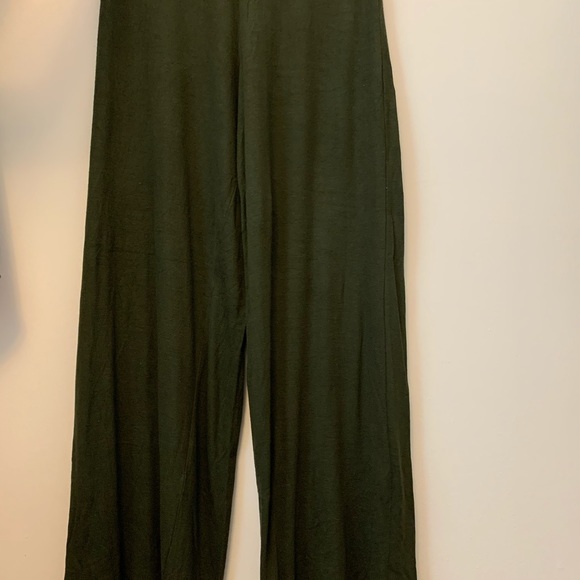 Zara Flowy Olive Green Pants - Picture 2 of 5